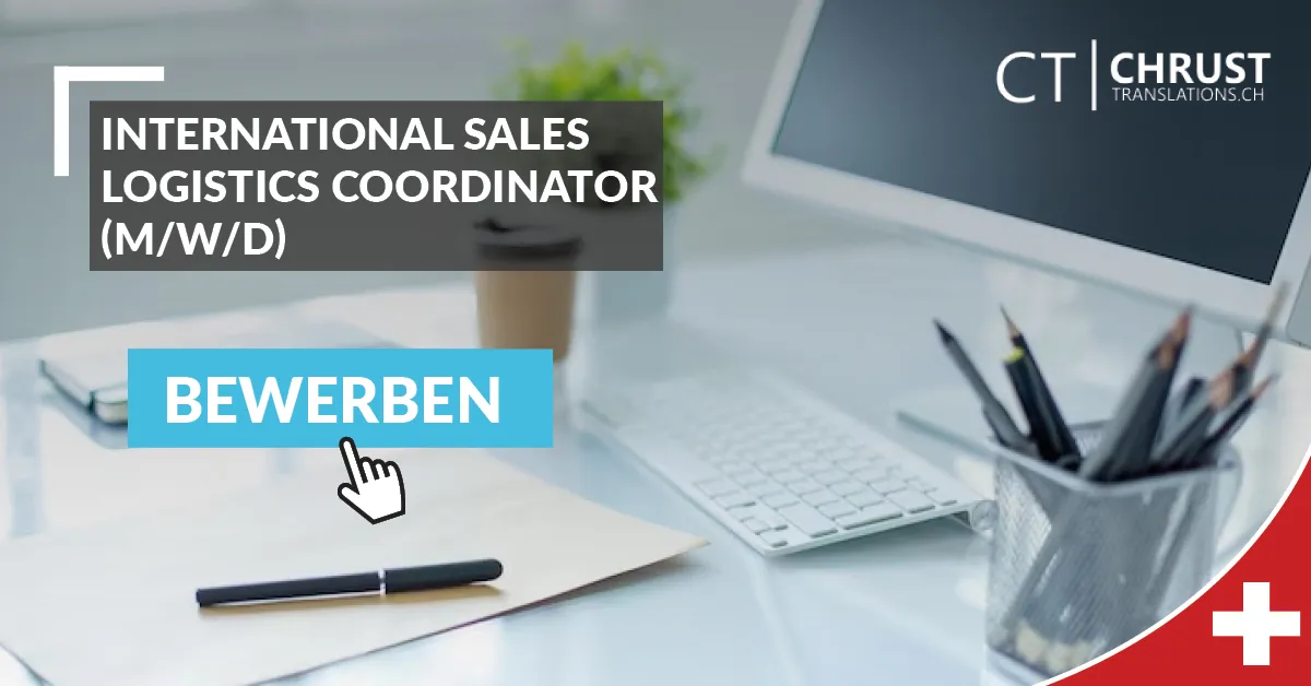 International Sales Logistics Coordinator